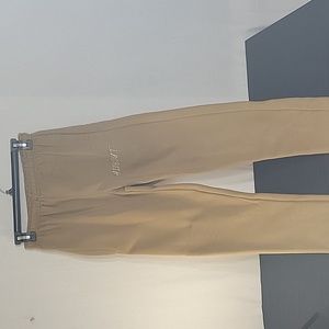 Hollywood Hideout tan embroidered sweatpants